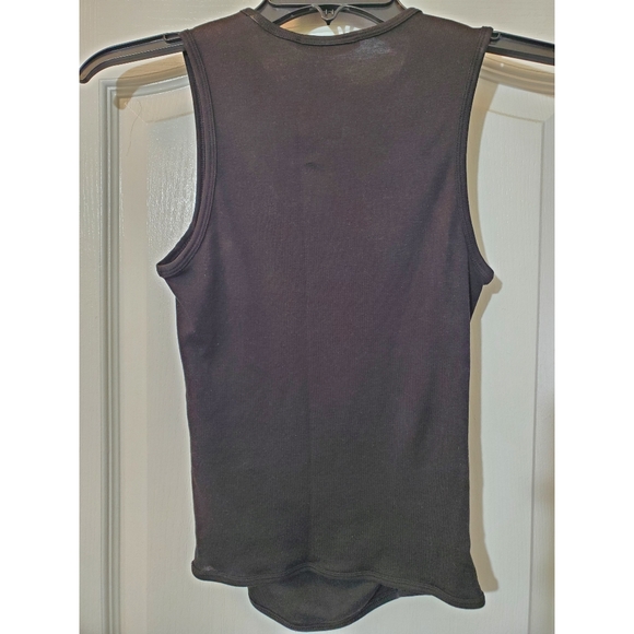 HUGO BOSS Black dressy tank top with gold embellishments - Picture 2 of 5